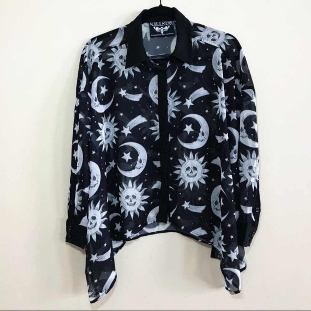 Sheer Killstar sun and moon top